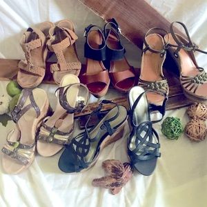 Bundle 5 pairs size 8.5 ladies shoes
